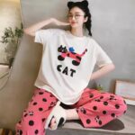 Women’s Short Sleeve Pajama Set - Image 5
