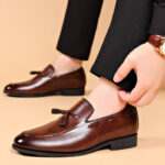 Premium Leather Slip-On Loafers - Image 3