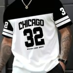 Men's Street Fashion Short-sleeved Top Casual