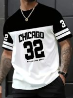 Men's Street Fashion Short-sleeved Top Casual