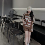 Women’s 2-Piece Varsity Jersey and Shorts Set - Image 3