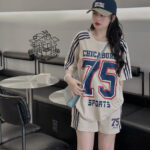 Women’s 2-Piece Varsity Jersey and Shorts Set
