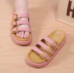 Flat Comfort Three-Strap Summer Slippers - Image 3