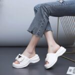 Women's Platform Bow Slide Sandals - Image 4