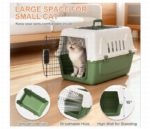Portable Pet Carrier for Cats & Small Dogs – Ventilated Pet Travel Carrier with Secure Metal Door & Carry Handle - Image 2