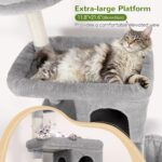 Multi-Level Cat Tree Tower with Scratching Post, Hammock & Cat House – Qatar - Image 2